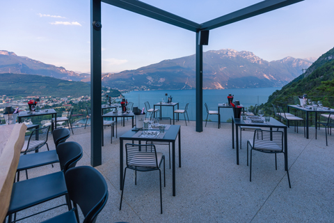 the view across Lake Garda