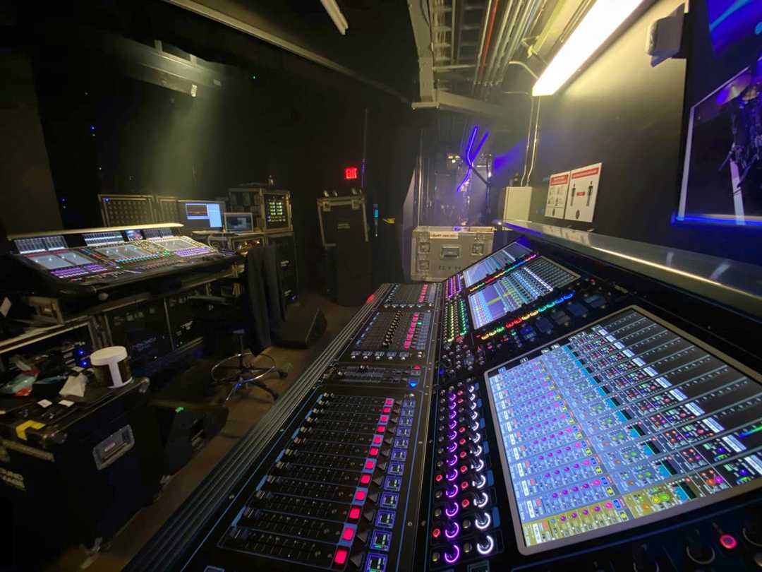 iHeartRadio Theatre’s new DiGiCo consoles