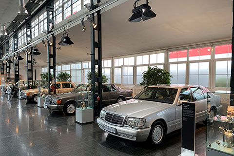 - The Mercedes-Benz Classic Centre in Fellbach (© Mad Music Veranstaltungstechnik)