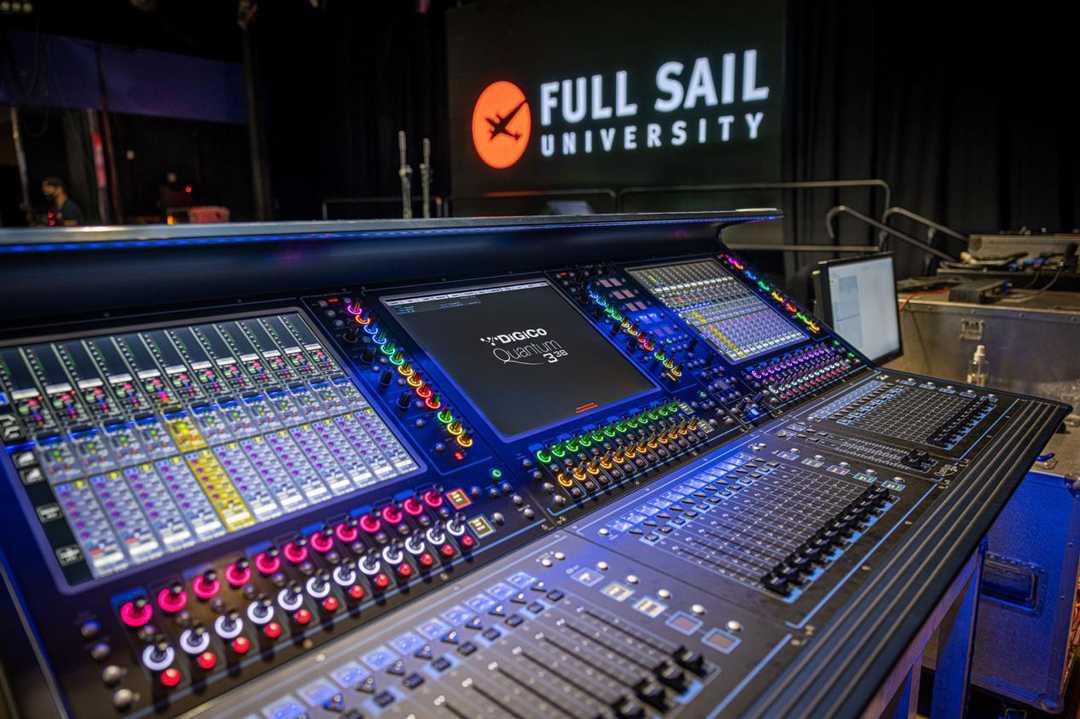 Full Sail University recently purchased a DiGiCo Quantum338 console