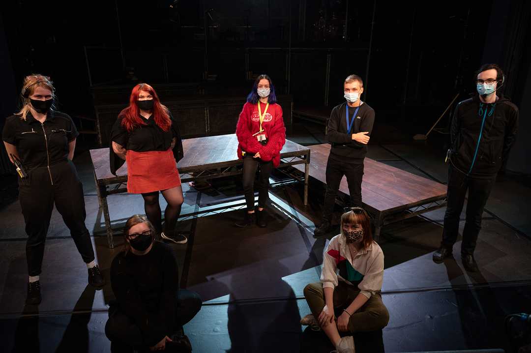 Students at The Royal Central School of Speech and Drama (photo: Patrick Bladwin)