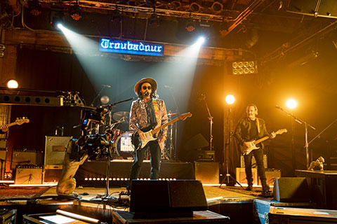 The band introduced the new album to the world with a livestream from the Troubadour (photo: Wrenne Evans)