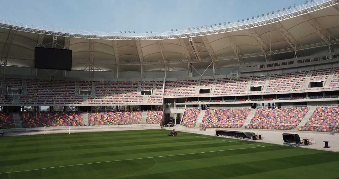 The stadium is the first in the country to be designed with the sound system in mind from the early stages of construction