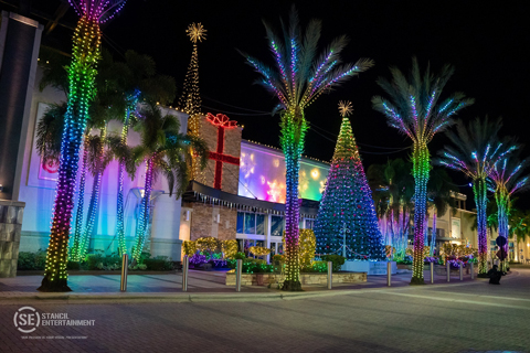 The University Town Centre Mall holiday light show (photo: Stancil Entertainment)