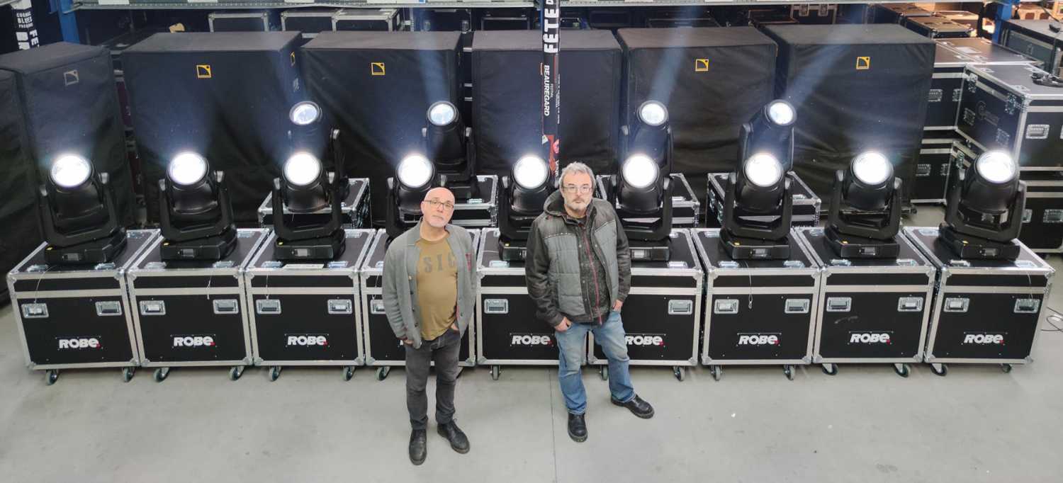 Concept Audiovisuel’s Hugues Mongrand (left) and Pierig Burgin