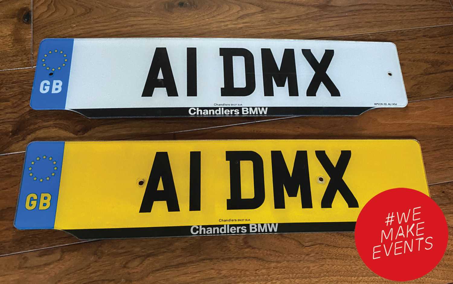 Bid now for a chance to win an industry-relevant personalised plate!