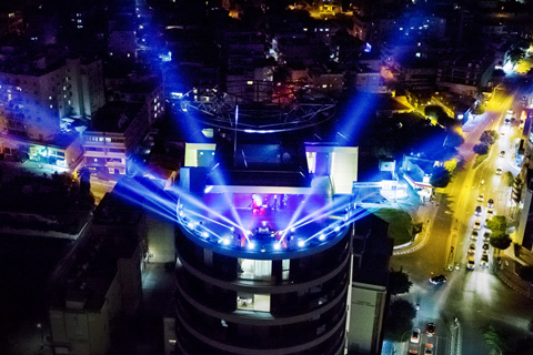 United We Can was filmed on top of one of the tallest buildings in the city of Limassol