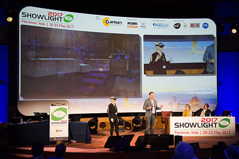 Last held in Florence in 2017 (pictured), Showlight is looking for lighting practitioners to submit ideas for presentations for the inaugural Virtual Showlight