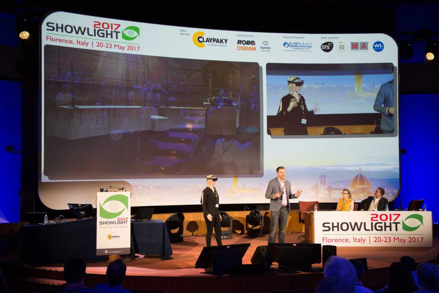 Last held in Florence in 2017 (pictured), Showlight is looking for lighting practitioners to submit ideas for presentations for the inaugural Virtual Showlight