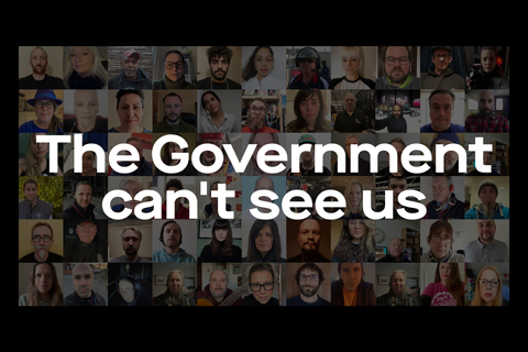 Join the conversation by using #GovCantSeeUs on social media