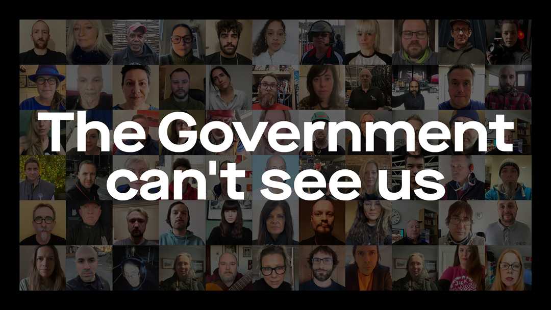 Join the conversation by using #GovCantSeeUs on social media