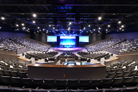 Hope Church has opened a new 1,750-seat auditorium worship centre