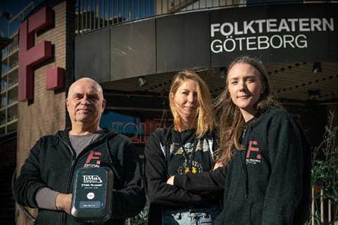 The Sound Team at Göteborg Folkteatern: Allan Antilla, Caroline Wickberg and Emelie Odelberg