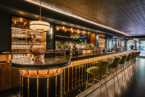 Watson’s Bar offers food and drinks and music in a vibrant atmosphere