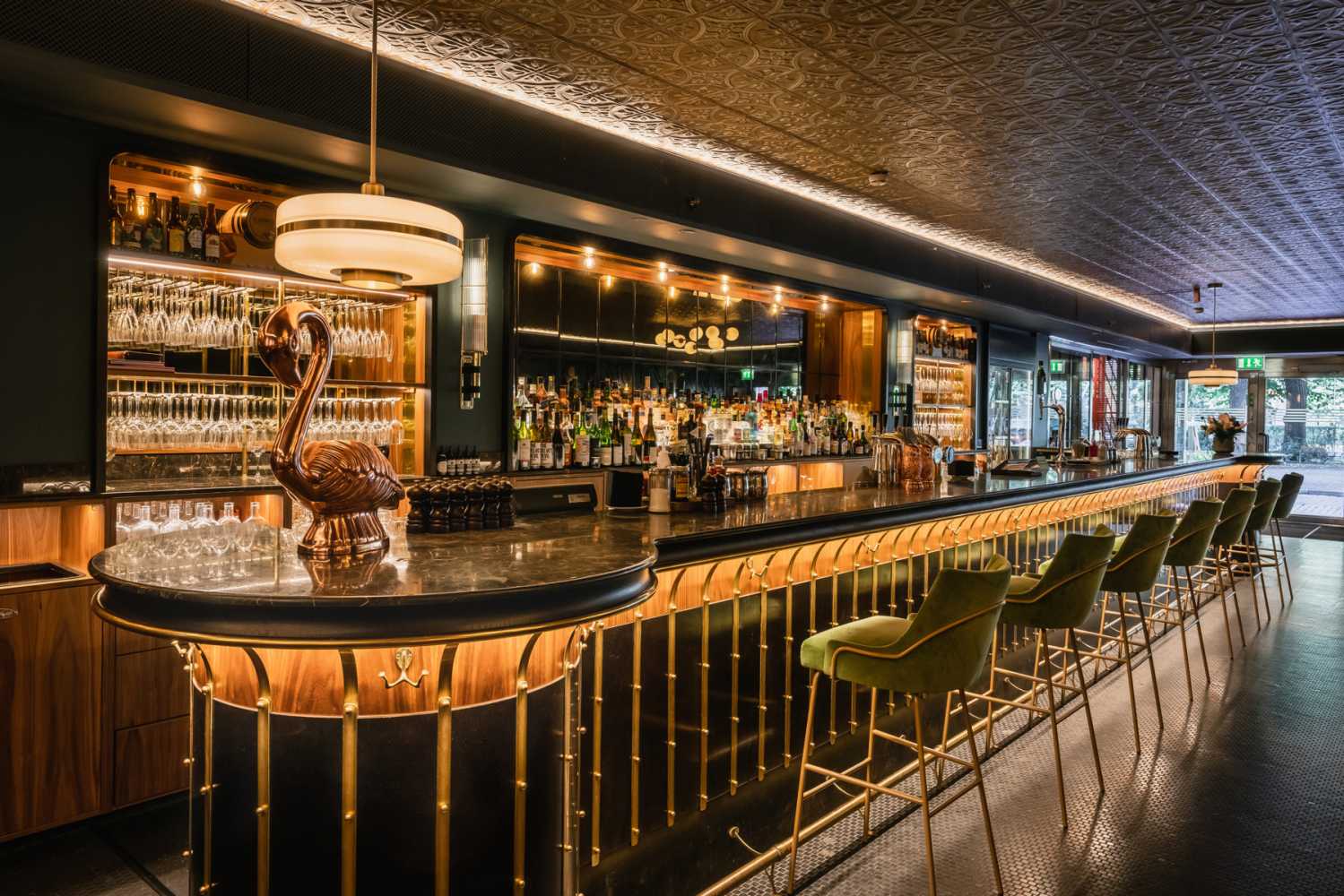 Watson’s Bar offers food and drinks and music in a vibrant atmosphere