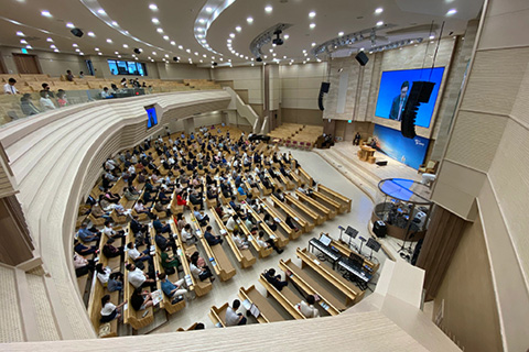 Yeomkwang Church is a 117,790sq.ft facility comprising a Vision Centre and a main hall