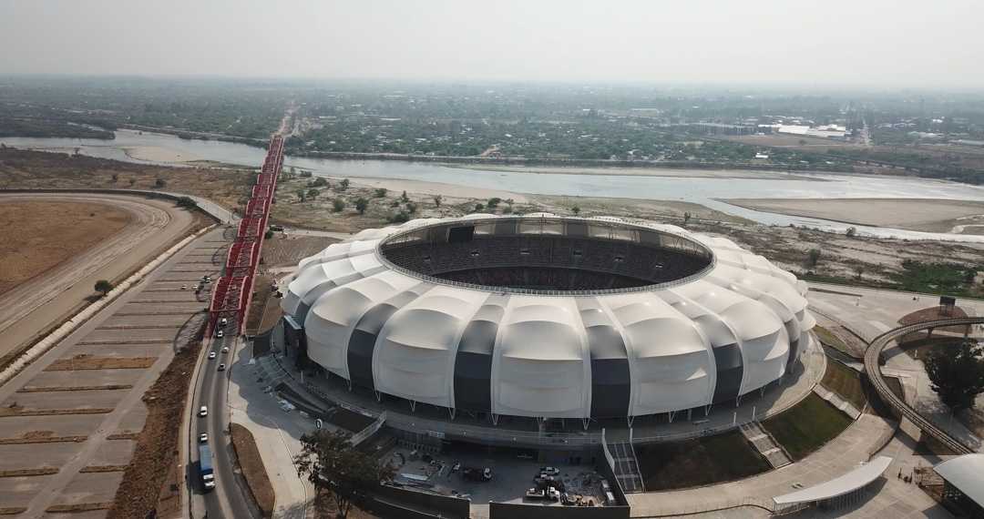 The recently completed Estadio Unico Madre de Ciudades