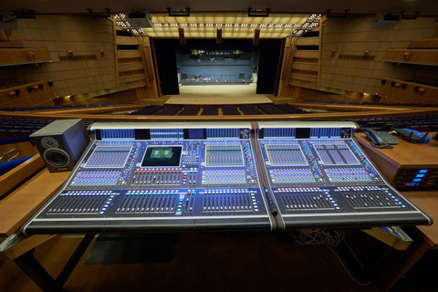 The Big Hall has been equipped with the latest generation of DiGiCo mixing consoles