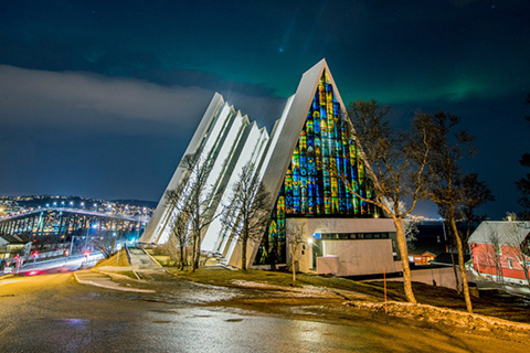 The Arctic Cathedral is one of the most recognised landmarks in the city of Tromsø (photo ©Siri Uldal)