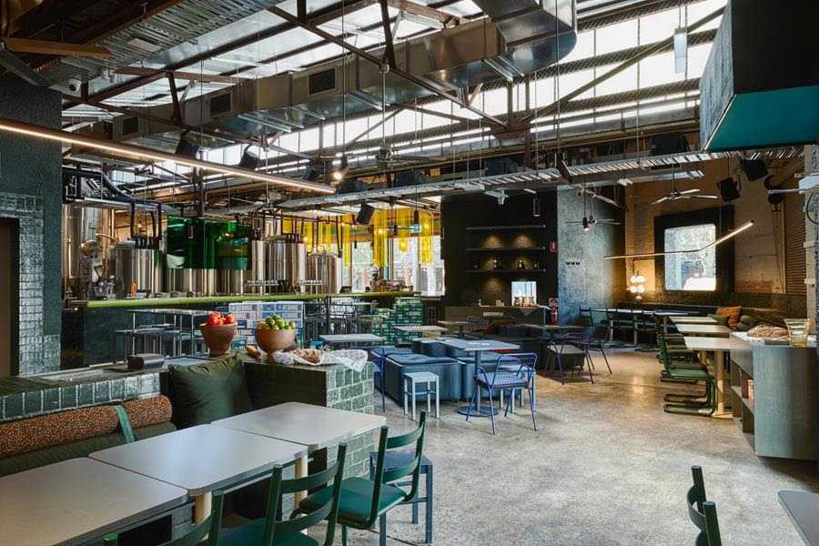 The venue is on the site of an old furniture factory, with a capacity of just under 200