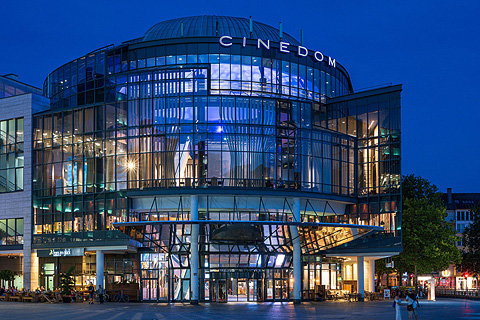 Cologne Cinedom is one of the largest movie theatres in Germany (photo: Linus Lintner)
