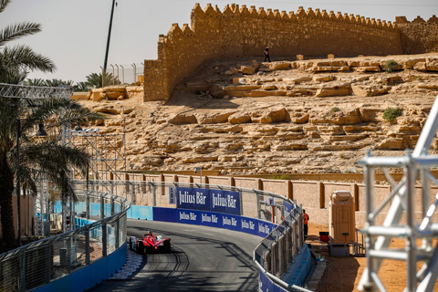 The 2021 Diriyah E-Prix in Saudi Arabia