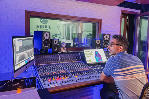 Fede Soto Roland in his Buenos Aires studio