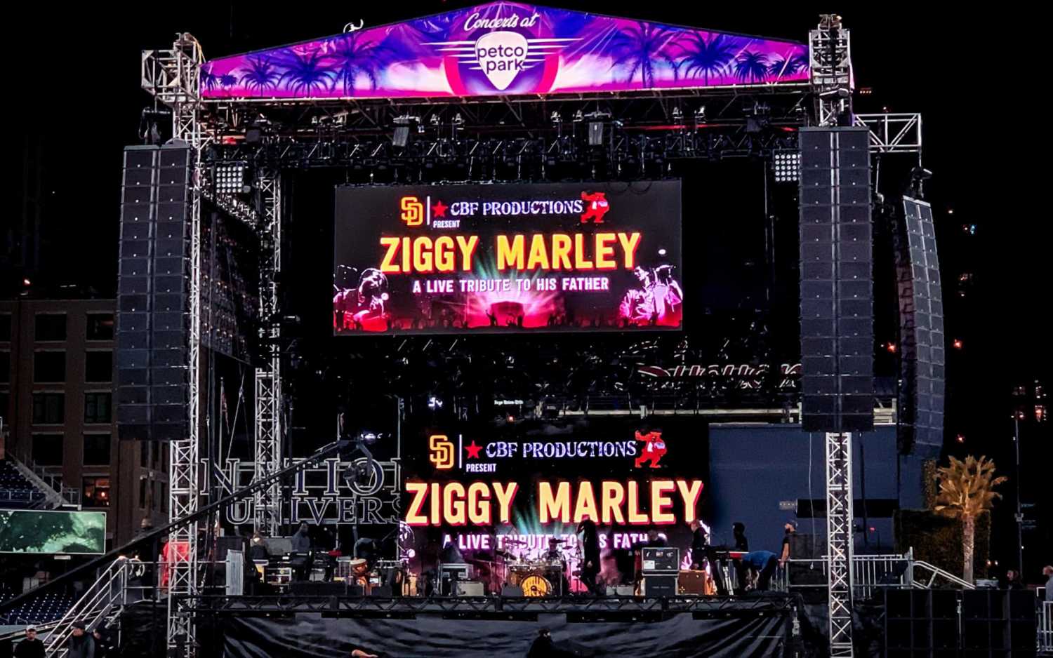 This was Ziggy Marley’s first live concert since the pandemic began
