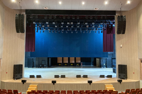 The venue houses both a 580-seat grand concert hall and a smaller 166-capacity concert hall