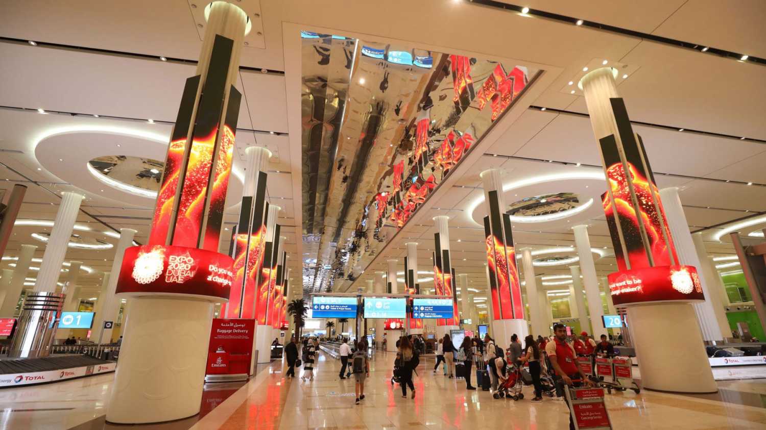 The new AV installation at Dubai International airport utilises TiMax SoundHub