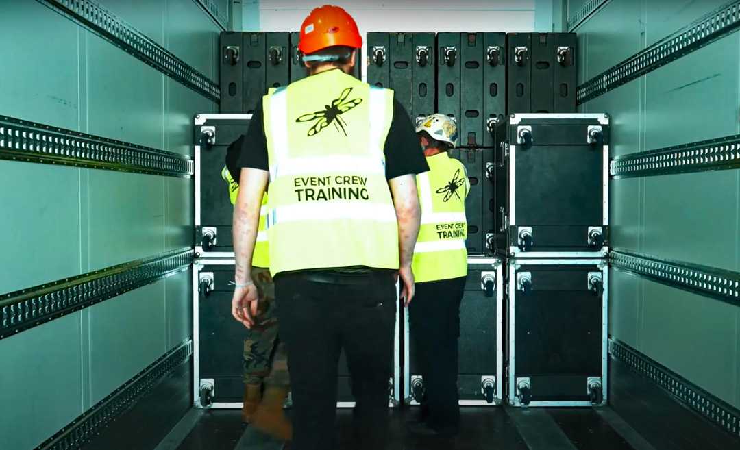 The Event Crew Training portal is designed to be a benchmark for entry level crew and technicians