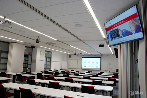 Thirty-eight rooms across campus were redesigned to adopt the new learning model
