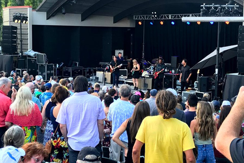 Florida-based blues rock band the Tedeschi Trucks Band play Greenfield Lake Amphitheatre