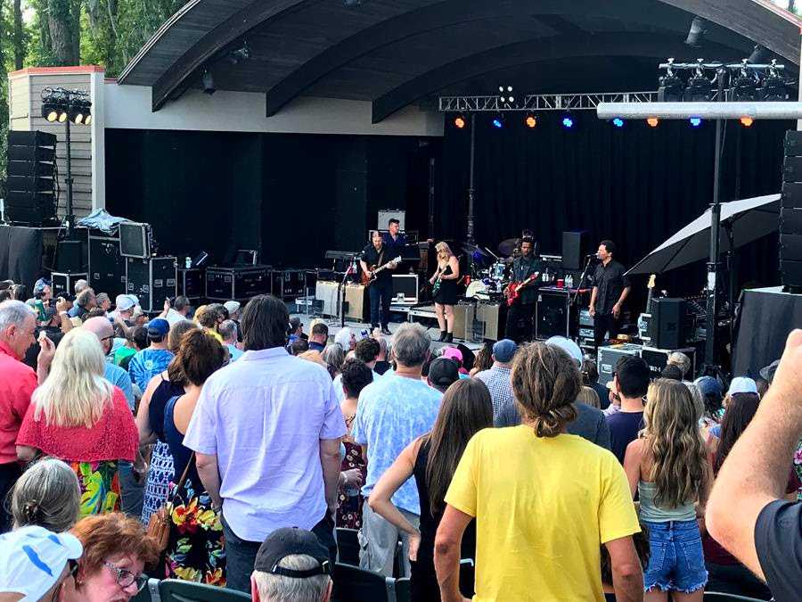 Florida-based blues rock band the Tedeschi Trucks Band play Greenfield Lake Amphitheatre