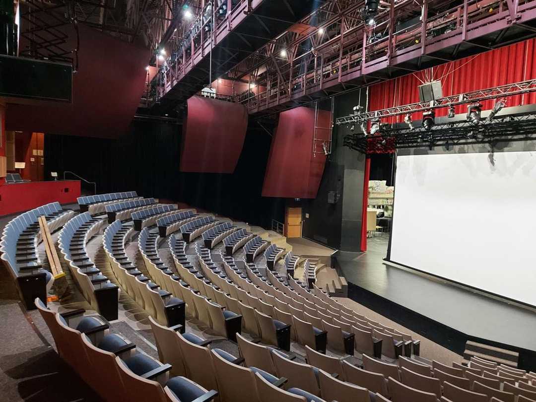 The Muir Theatre is a fully equipped 350-seat facility