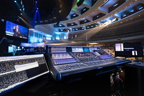 Paragon 360 recently installed three DiGiCo Quantum7 consoles at Prestonwood Baptist Church’s flagship location in Plano, Texas, plus one more in nearby Prosper