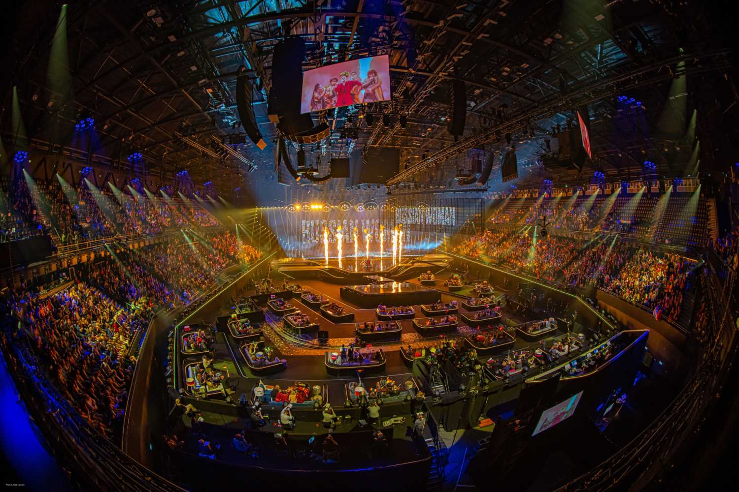 The final of Eurovision Song Contest featured over 300 L-Acoustics K and X Series loudspeakers (photo: Ralph Larman)