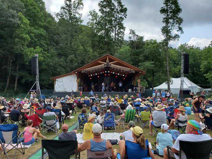 The Blue Ridge Timberwright Stage featured Martin Audio’s smaller WPS modules