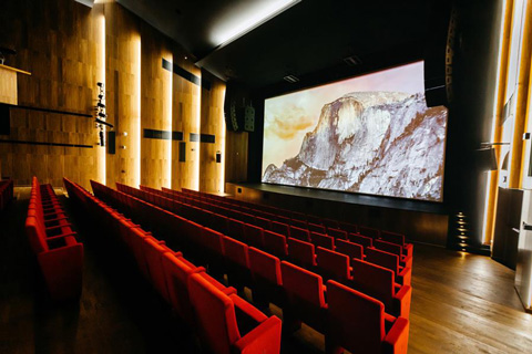 The venue hosts theatrical performances as well as concerts and film screenings.