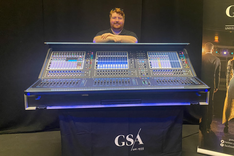 GSA sound technician Chris Hallam