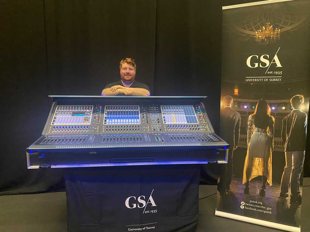 GSA sound technician Chris Hallam