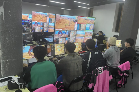 Using Dante, the event’s commentators and production staff were able to largely work remotely in Xi’an