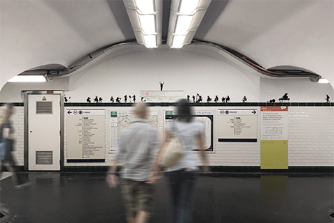 The experience will remain available in the Paris Opéra metro station for the next 10 years