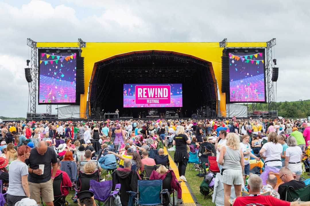 Set on the banks of the Thames, the 40,000 capacity Rewind South featured an all-star 80s line-up
