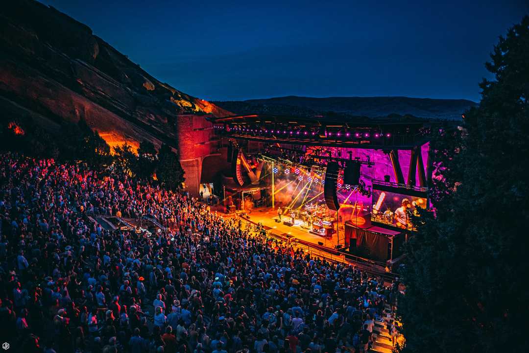 Colorado-based jam band The String Cheese Incident returned to the Red Rocks Amphitheatre for the 45th time this past July