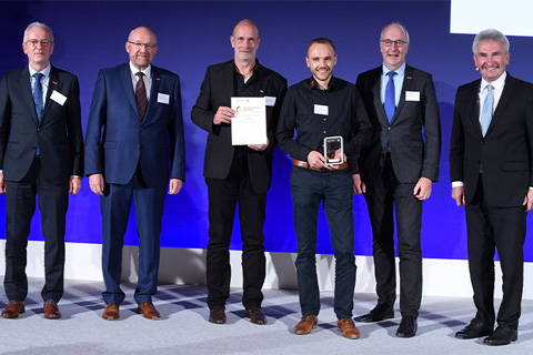 The award was presented at a ceremony in Düsseldorf