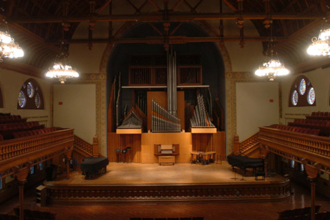 The historic Setnor School of Music at Syracuse University was founded in 1887