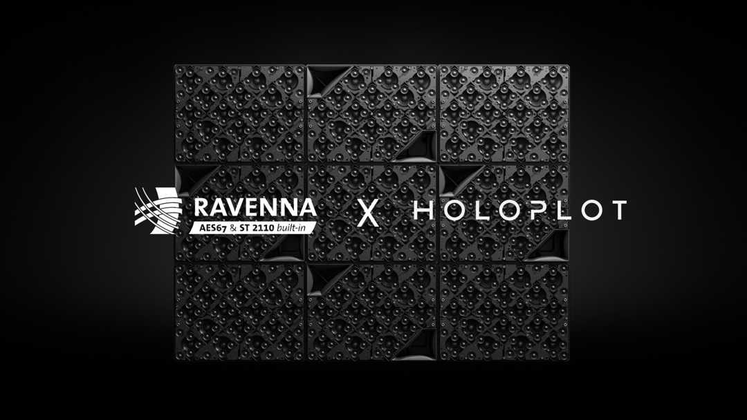 The partnership will allow all Holoplot products to share a single IP-based network infrastructure