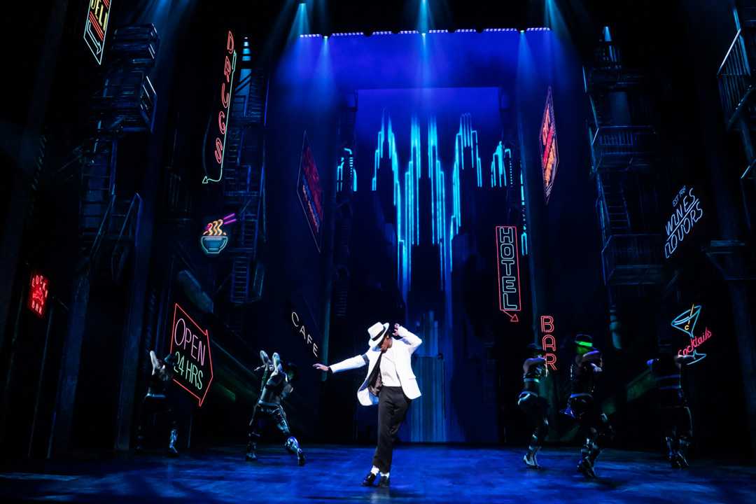 MJ: The Musical features the hits of Michael Jackson (photo:  Matthew Murphy)