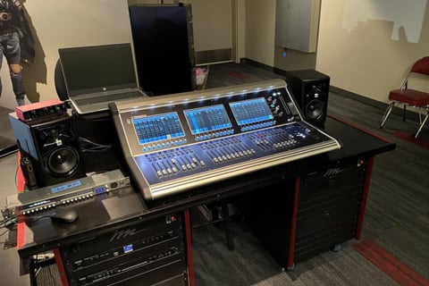 KFC Yum! Centre’s new DiGiCo S31 front-of-house mixing console
